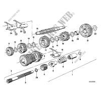 5 Gang Sportgetriebe Einzelteile für BMW R 100 CS ab 1980