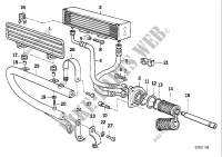 Ölkühler Einbausatz/Einzelteile für BMW R 80 GS PD (CH) ab 1990