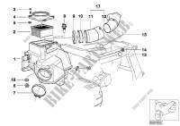 Ansauggeräuschdämpfer/Filtereinsatz für BMW Motorrad R 1100 S 98 ab 1996