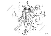 Ansauggeräuschdämpfer/Filtereinsatz für BMW Motorrad R 850 R 94 ab 1994