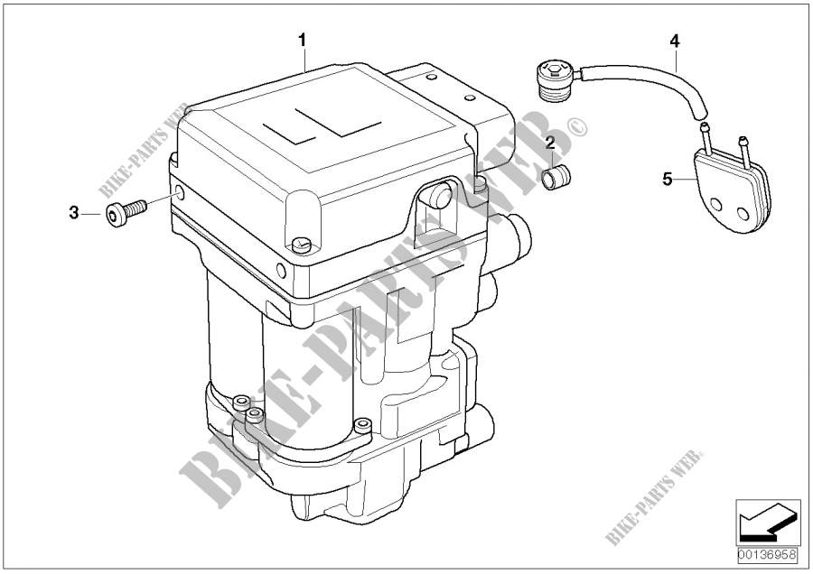 Druckmodulator Integral ABS für BMW Motorrad K 1200 RS 01 ab 2000