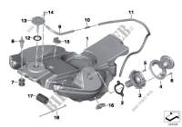 Kraftstoffbehälter/Anbauteile für BMW Motorrad F 800 ST ab 2004
