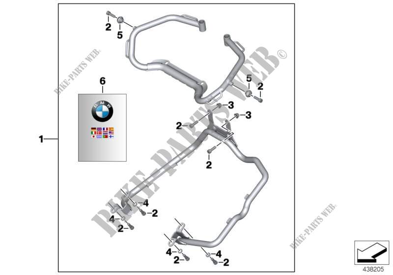 Satz Kofferhalter Variokoffer für BMW Motorrad F 700 GS ab 2011