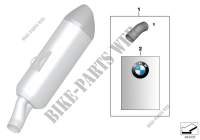 Schalldämpfereinsatz für BMW Motorrad R 1200 GS Adventure ab 2012